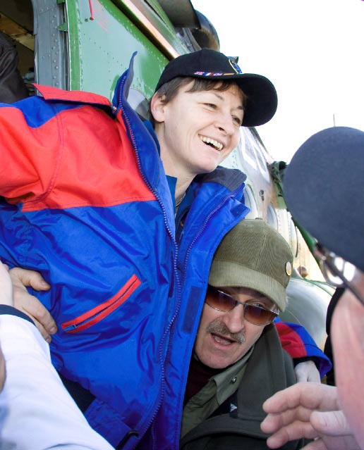 Station's First Female Commander Confident of Soyuz Fix